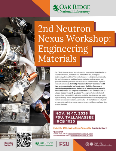2nd Neutron Nexus Workshop Flyer