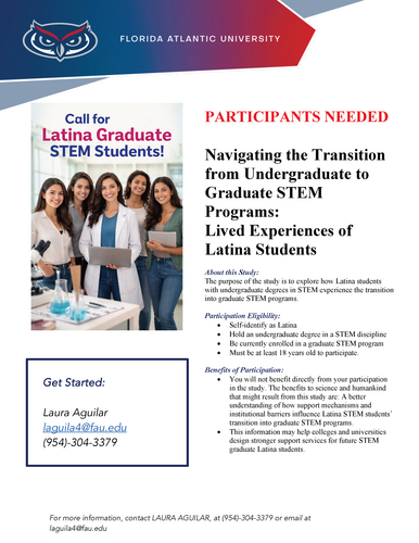 Graphic of the STEM program study.
