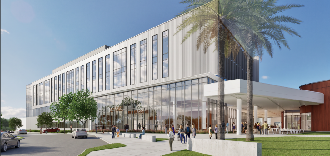 Rendering image of outside Building C