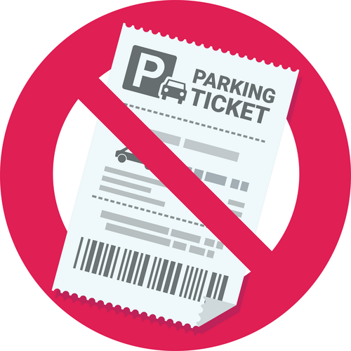 No parking tickets pleae!