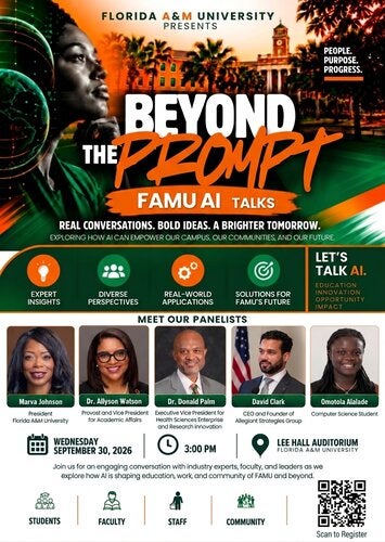 Beyond the Prompt flyer graphic.