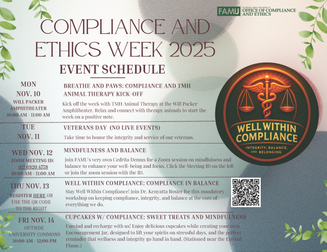 Compliance and Ethics Wek 2025