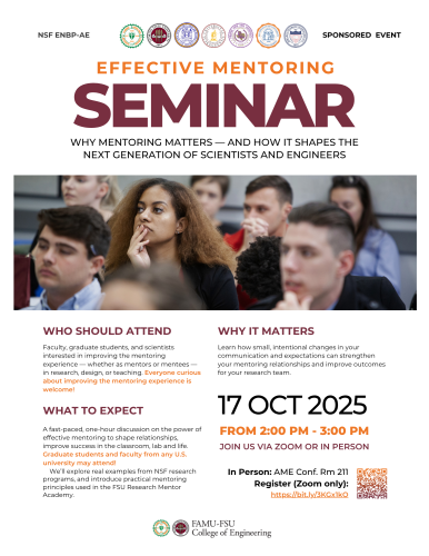 effective mentoring flyer