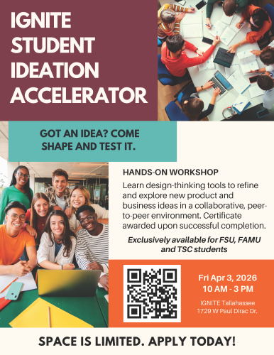 IGNITE Student Ideation Accelerator Flyer