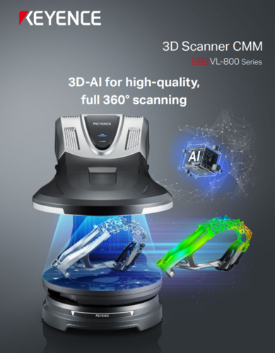 Graphic of 3D Keyence scaner