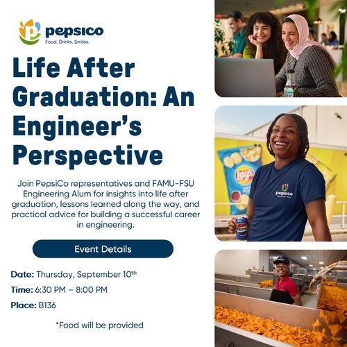 Life After Graduation An Engineer's Prespective Event graphic