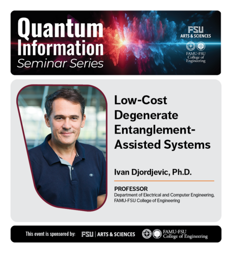 Ivan Djordjevic headshot with Seminar Series info.