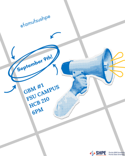 SHPE GBM announcement graphic
