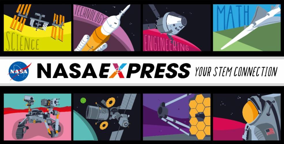 NASA Express Your STEM Connections header graphic