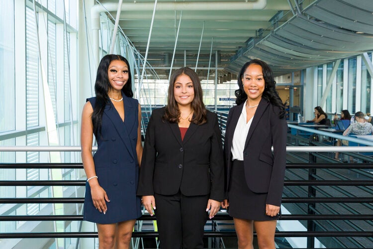 Team 205 L to R: Kennedy Jackson, Leah Toney, Sanai Virachittevin