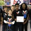 Dr. Shonda Bernadin and her Bossbots First LEGO robotics team