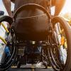 wheelchair loading into van