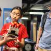 Young visitors enjoy the science experiments during World Engineering Day at the Challenger Learning Center