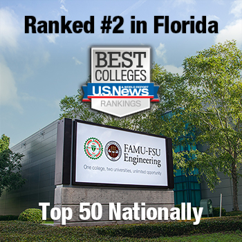 FAMU-FSU Engineering moved up to Top 40 nationwide and Top 2 schools in Florida
