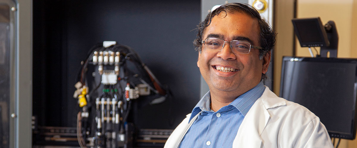 Professor Subramanian Ramakrishnan, Ph.D.researches complex fluids and nanomaterials in chemical and biomedical engineering at the FAMU-FSU College of Engineering in Tallahassee, Florida.