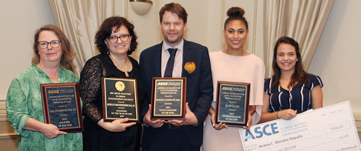 Five award winners from FAMU-FSU Engineering