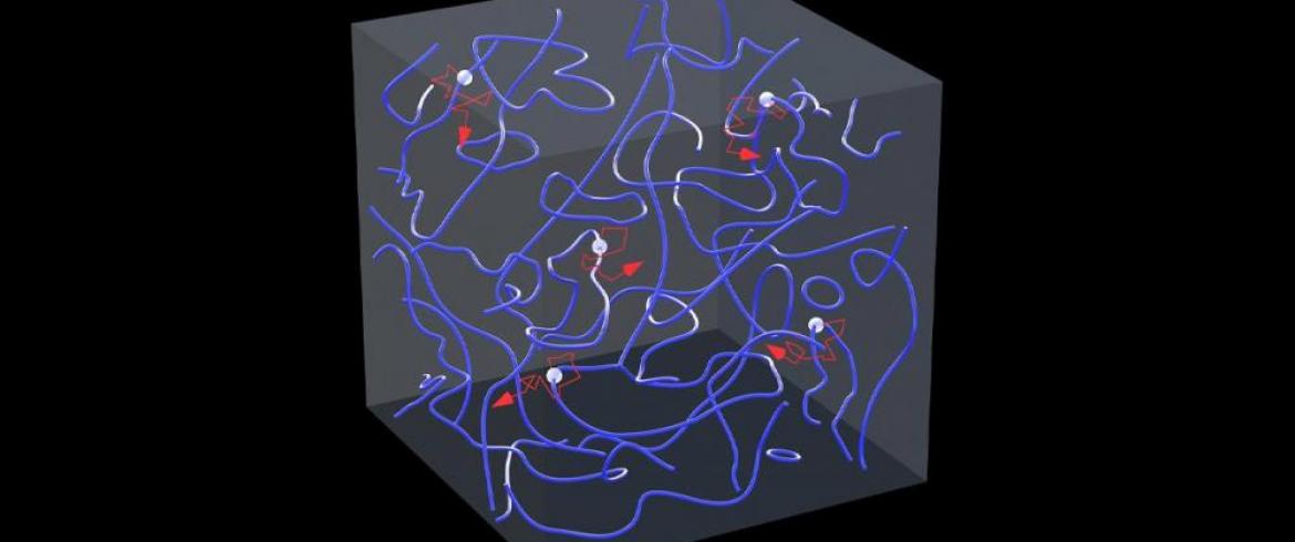 illustration showing quantum vortex tubes