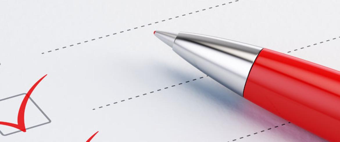 red ink pen