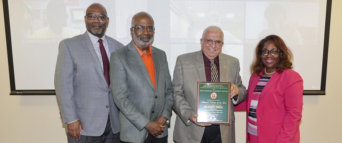 kamal tawfiq with famu leadership