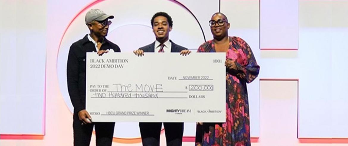 Florida A&M University (FAMU) senior engineering student Zachary Gilchrist won this year’s Black Ambition Initiative, sponsored by Pharell Williams.