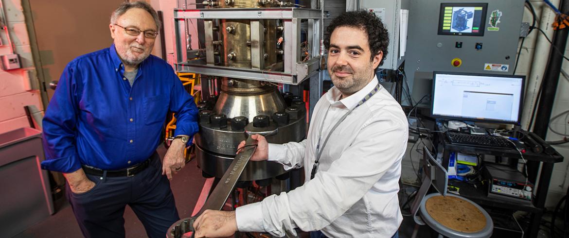 david larbalestier and yavuz oz at the applied superconductivity center