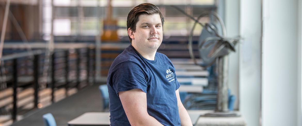 photo of griffin bradford at the famu-fsu college of engineering