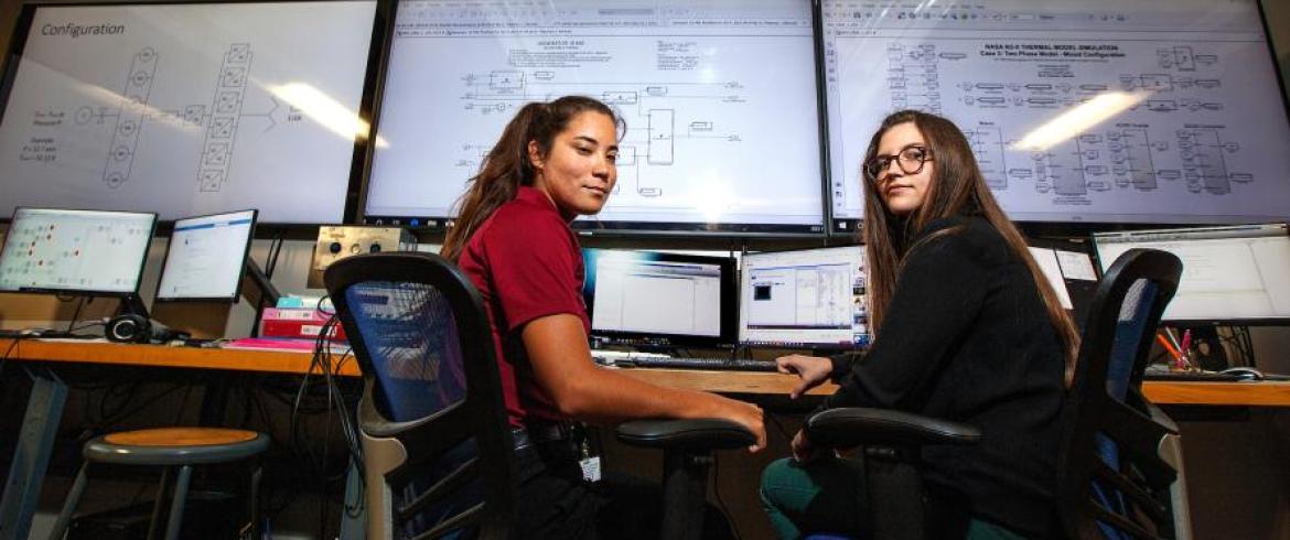 Undergraduates Delaney Freeman and Isabel Barnola were first authors on research at CAPS