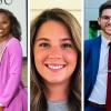 (Left to right): FAMU-FSU Engineering students Stacy Ashlyn, Stephanie Damas, Kylie Van Meter, Jonathan Albo and Hannah Alderson are recipients of the National Science Foundation (NSF) Graduate Fellowship award for 2020.