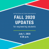 fall 2020 updates