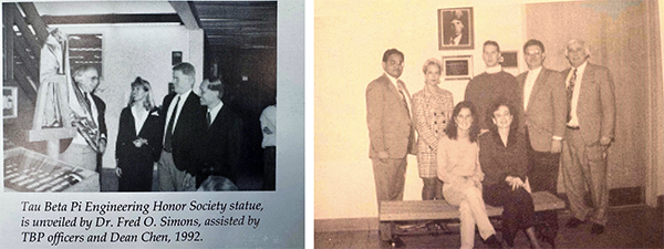 two historical college photos of fred simons jr