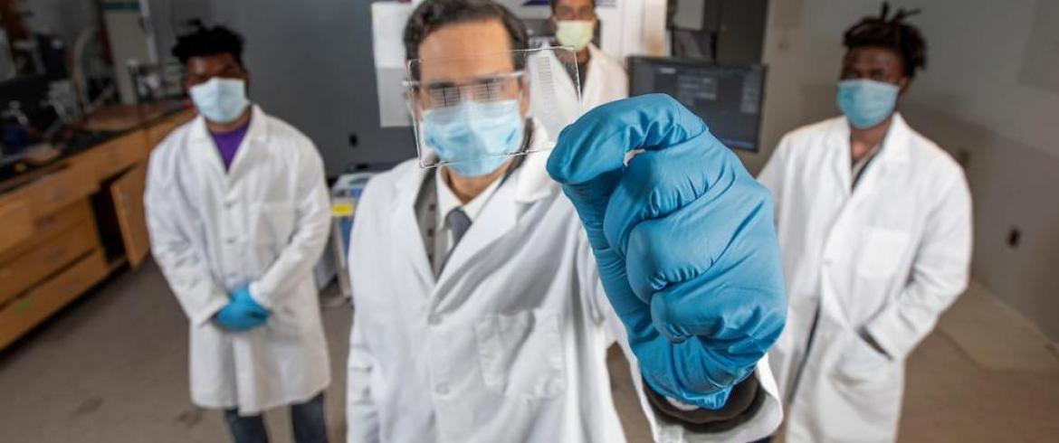 Jamel Ali, Ph.D., chemical & biomedical engineering professor at FAMU-FSU College of Engineering, along with collaborators at Howard University and in the college, is working on a duo of grants related to biofilms and flagella in bacterium.