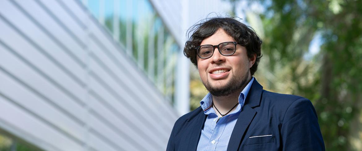 portrait of undergrad engineering student jp romero and the famu-fsu college of engineering