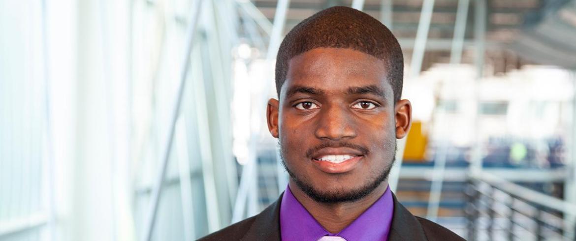 Musician and graduate student Grant Steans