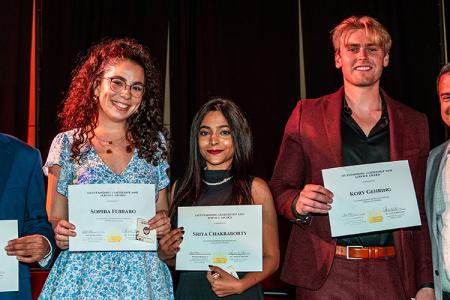 photo of students at fsu leadership awards night