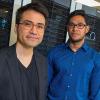 Assistant Professor Jose Mendoza-Cortes and postdoctoral researcher A. Nijamudheen teamed with researchers from Cornell to design a more efficient battery. (Photo: FSU Photography Services)