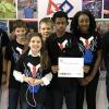 Dr. Shonda Bernadin and her Bossbots First LEGO robotics team