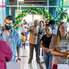 green and gold 2022 check in line