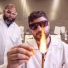 photo of engineering graduate students in the lab at famu-fsu college of engineering