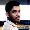 photo of electrical engineering doctoral student in computer lab