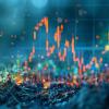 ai image of new plant growth with data visualization overlaid