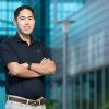photo of engineering student jimmy lu outside famu-fsu college of engineering
