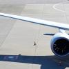 photo of a passenger airplane wing